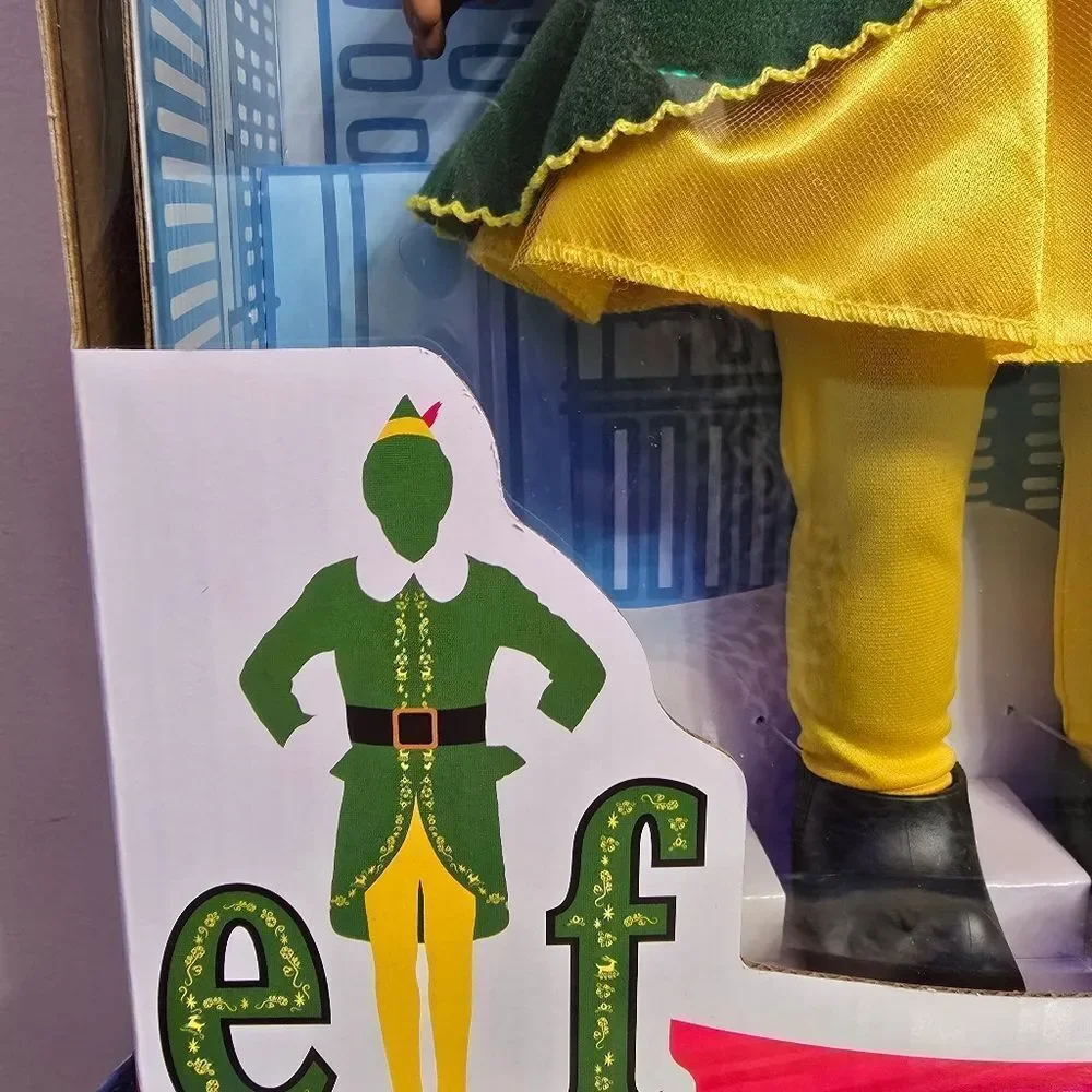 My Life As Buddy Elf Christmas Dark Brunette Color Changing Pasta New 18” Doll